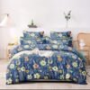 Microfiber 180 GSM All Season AC Reversible Double Bed Comforter.Spring Flower.
