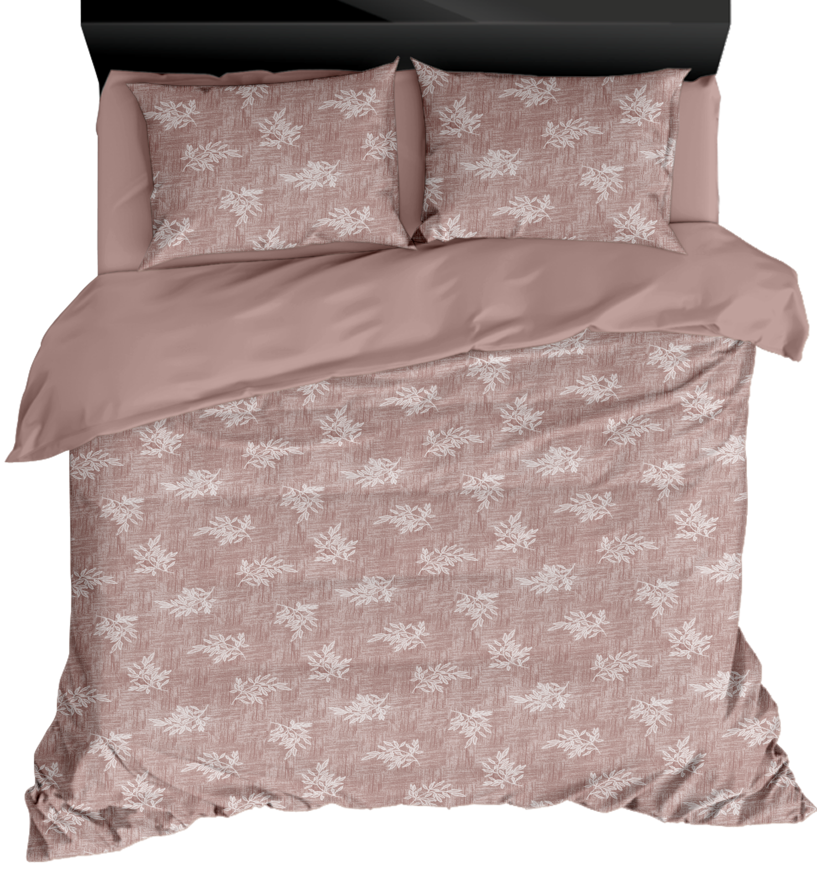 Blue Breeze 100% Cotton King Size Bedsheet, 250 TC, Soft Peach